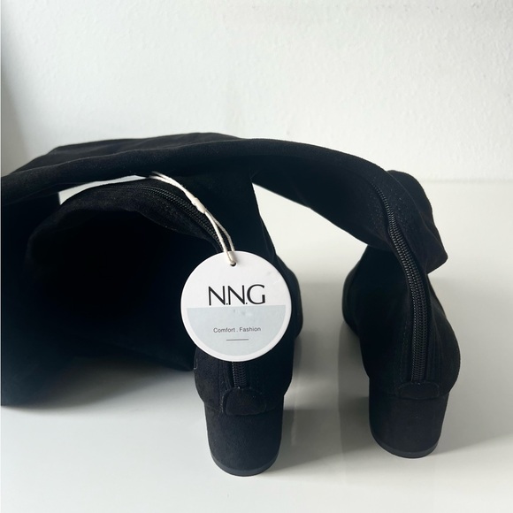 Over the knee vegan suede boots - Picture 3 of 4